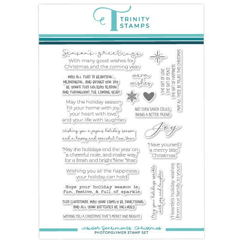 Insider Sentiments - Christmas Stamp Set