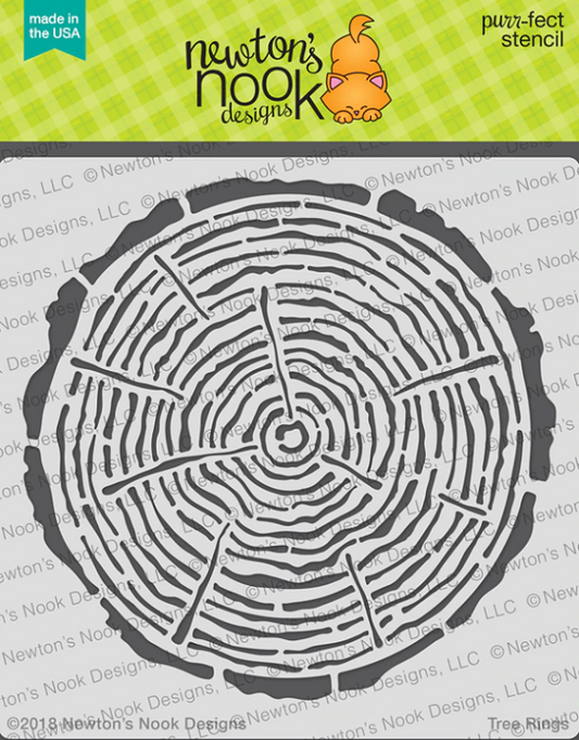 Tree Rings Stencil