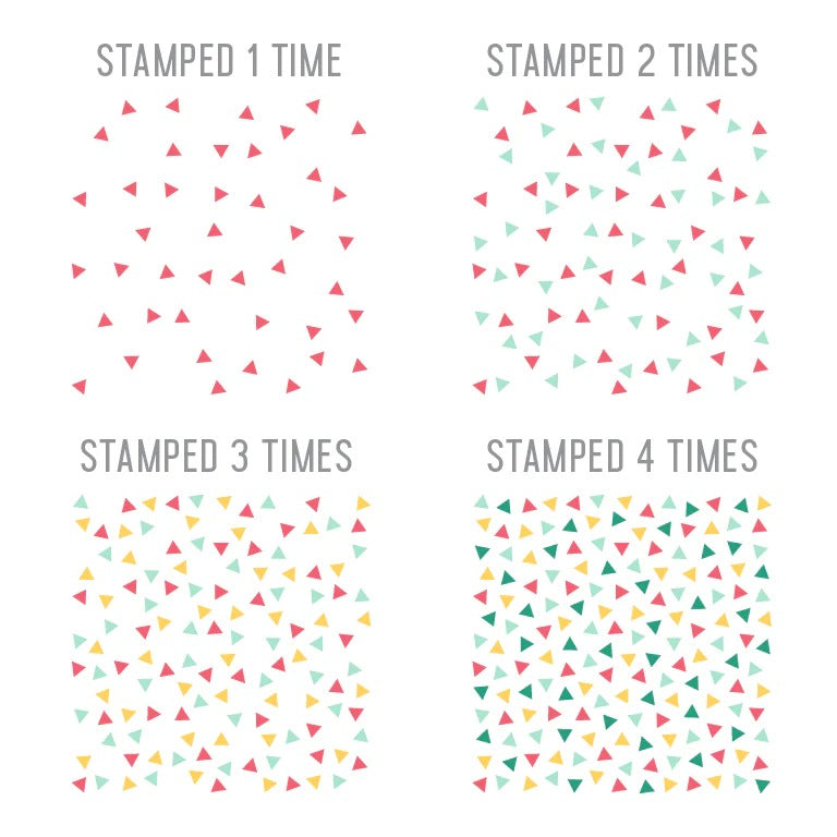 Triangle Confetti Turnabout™ Stamp Set