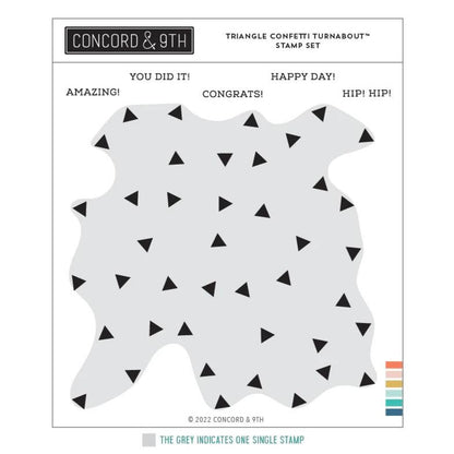 Triangle Confetti Turnabout™ Stamp Set