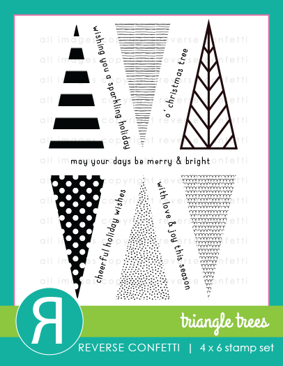 Triangle Trees Stamp Set