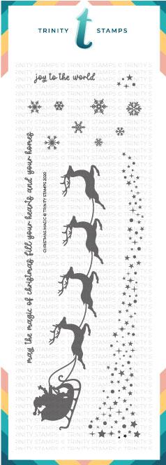 Slimline Christmas Magic Stamp Set