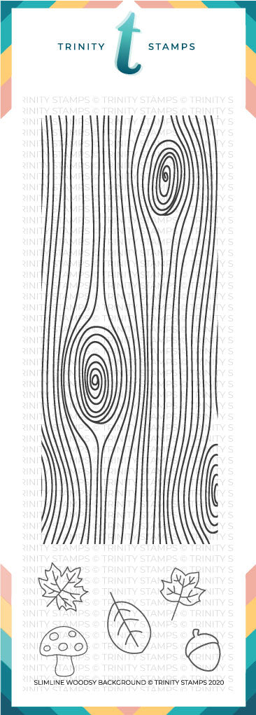 Slimline Woodsy Background Stamp Set