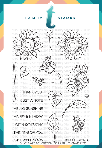 Sunflower Bouquet Builder Stamp Set