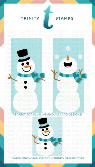 Slimline Series Happy Snowman Dies