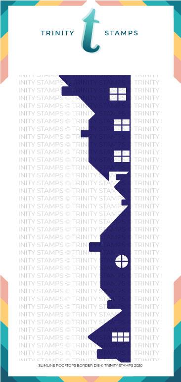 Slimline Rooftops Border Die