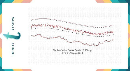 Slimline Card Series: Scenic Border Dies