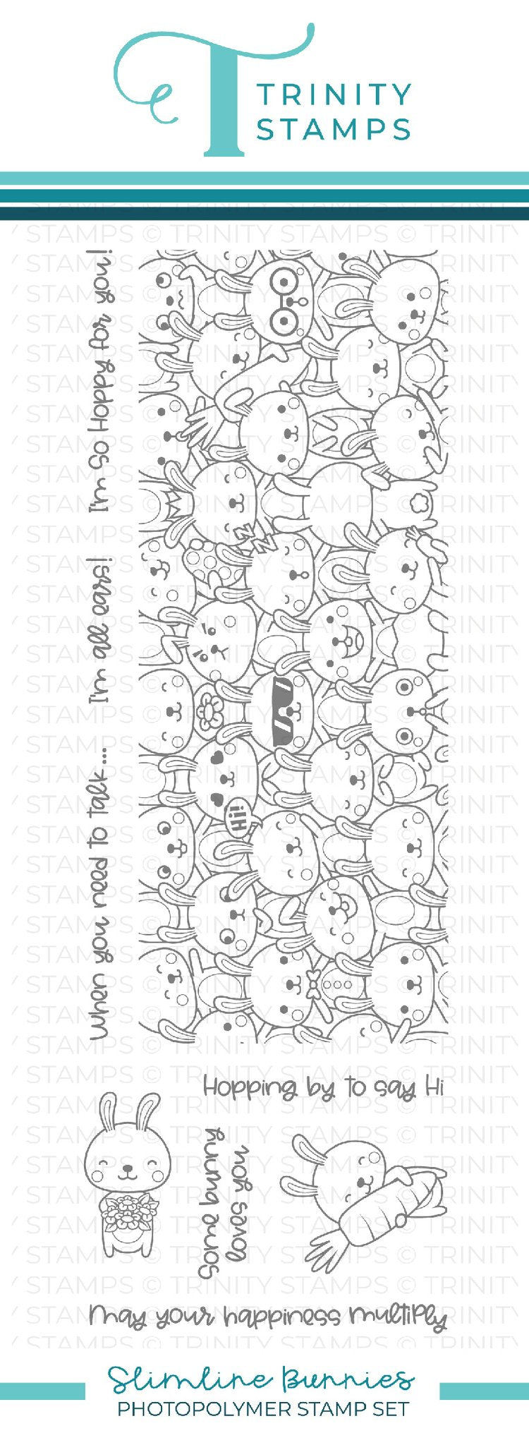 Slimline Bunnies Stamp Set