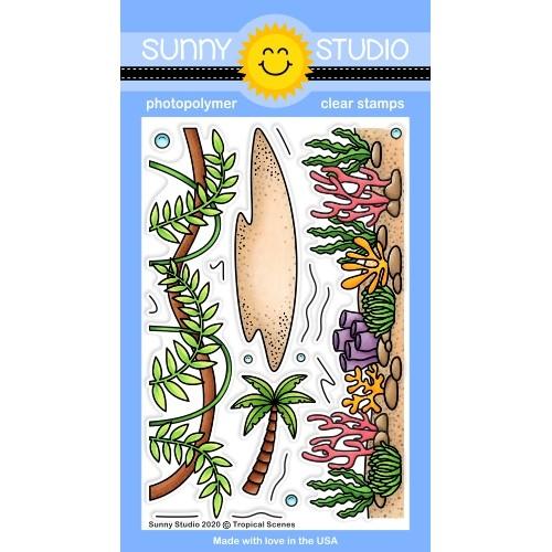 Tropical Scenes Stamp Set
