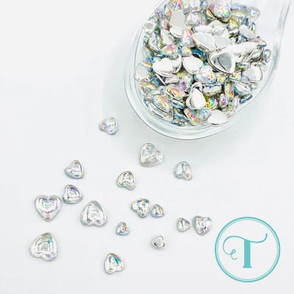 Heart Shaped Bubbles Embellishment Mix