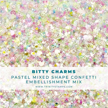 Bitty Charms Flat Confetti Embellishment Mix