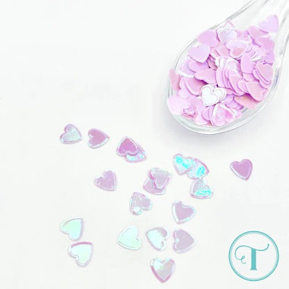 Brave Heart Crimped Edge Confetti Embellishment Mix