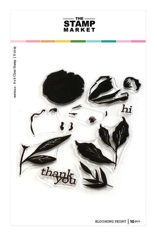 Blooming Peony Stamp Set