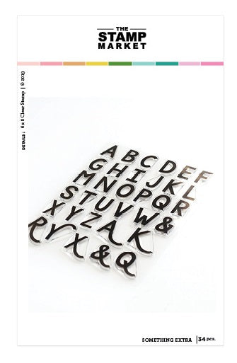 Something Extra Alphabet Stamp Set