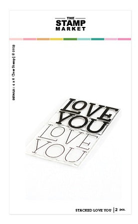 Stacked Love You Stamp Set