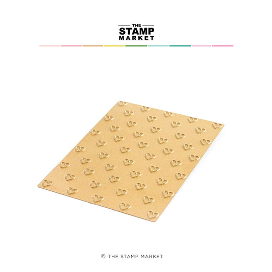 Open Hearts Hot Foil Plate