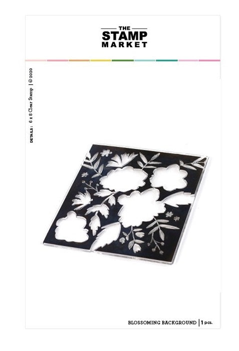 Blossoming Background Stamp
