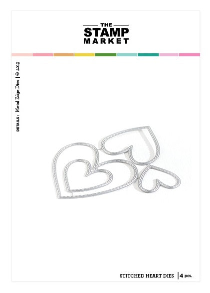 Stitched Hearts Dies