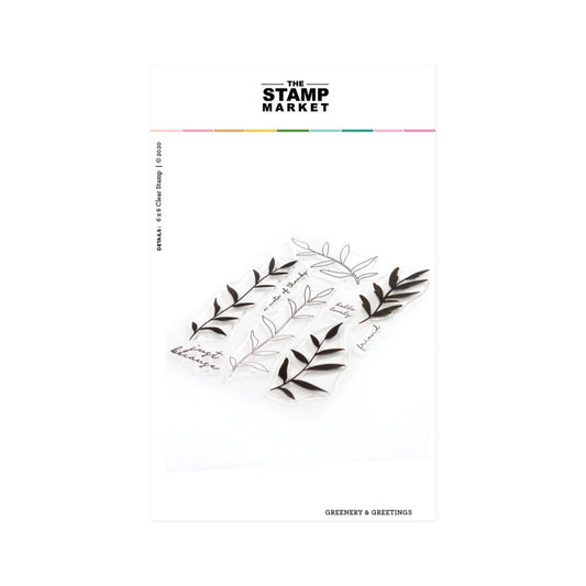Greenery & Greetings Stamp Set