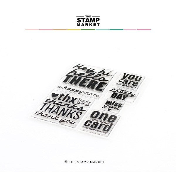 Lovely Little Notes Stamp Set