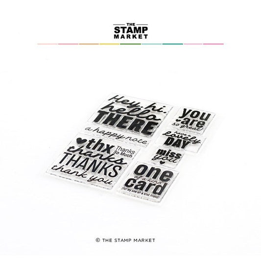 Lovely Little Notes Stamp Set