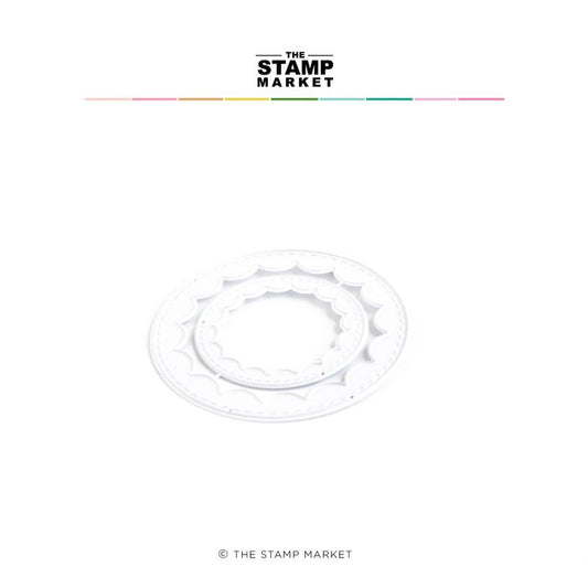 Scalloped Circle Frames Dies