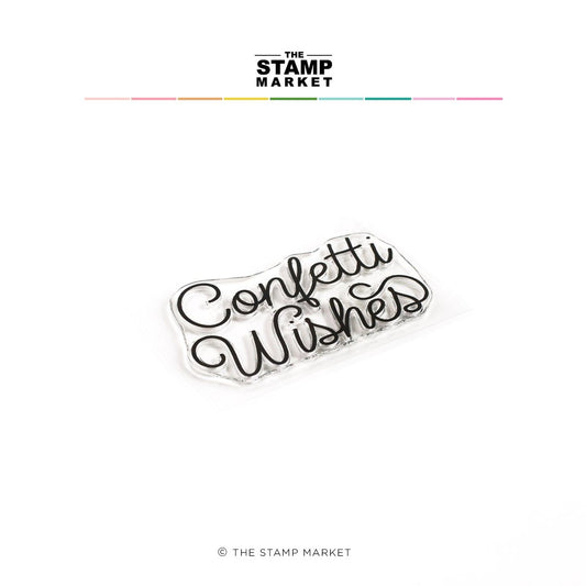Confetti Wishes Stamp