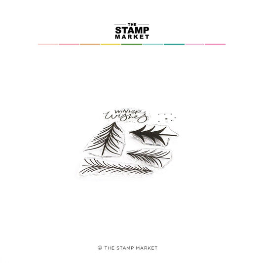 Winter's Wispy Trees Stamp Set