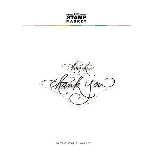 Super Scripty Thank You Stamp Set