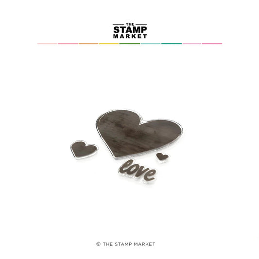 Perfect Painted Hearts Stamp Set