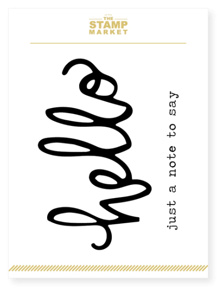 Say Hello Stamp Set