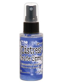 Distress Oxide Spray Blueprint Sketch