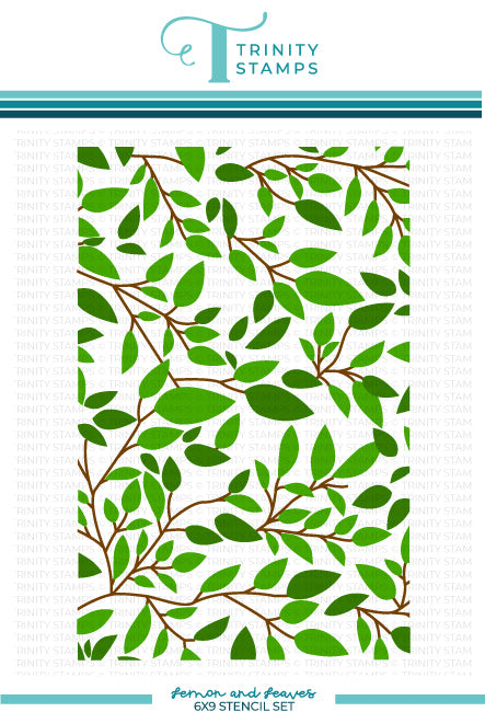 Lemon and Leaves Layering Stencil Set