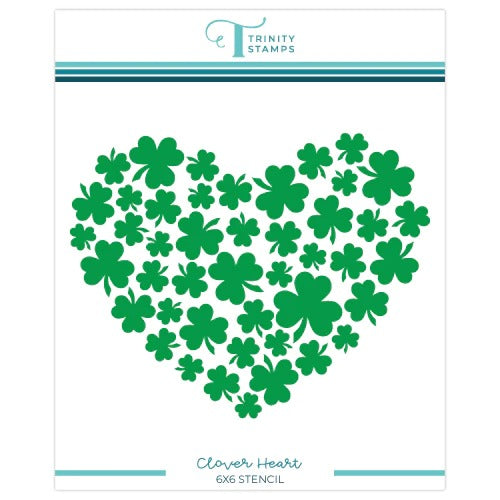 Clover Heart Stencil