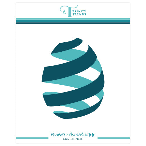 Ribbon Twirl Egg Layering Stencils