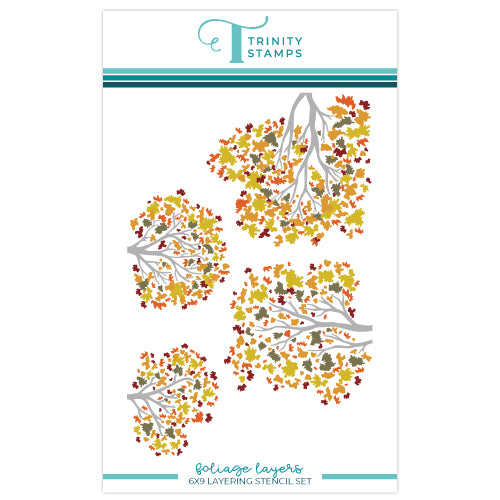Foliage Layers Layering Stencil Set