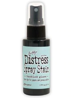 Distress Spray Stain Tumbled Glass