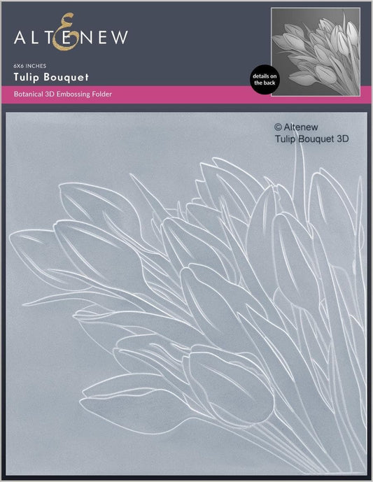 Tulip Bouquet 3D Embossing Folder