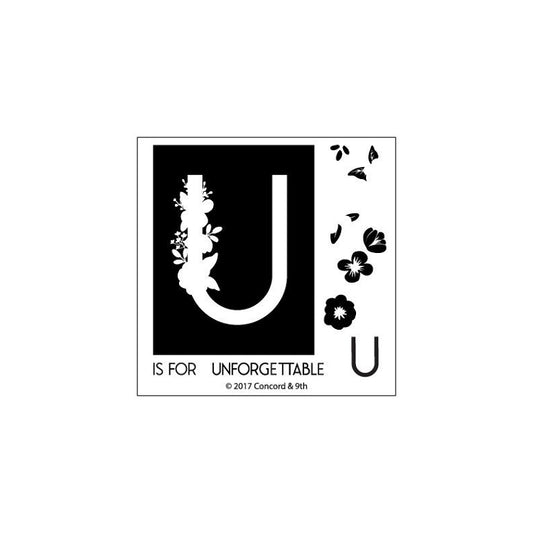 Monogram Collection "U" Stamp Set