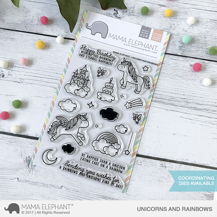 Unicorns And Rainbows Stamp Set