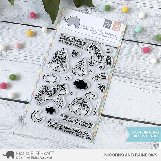 Unicorns And Rainbows Stamp Set