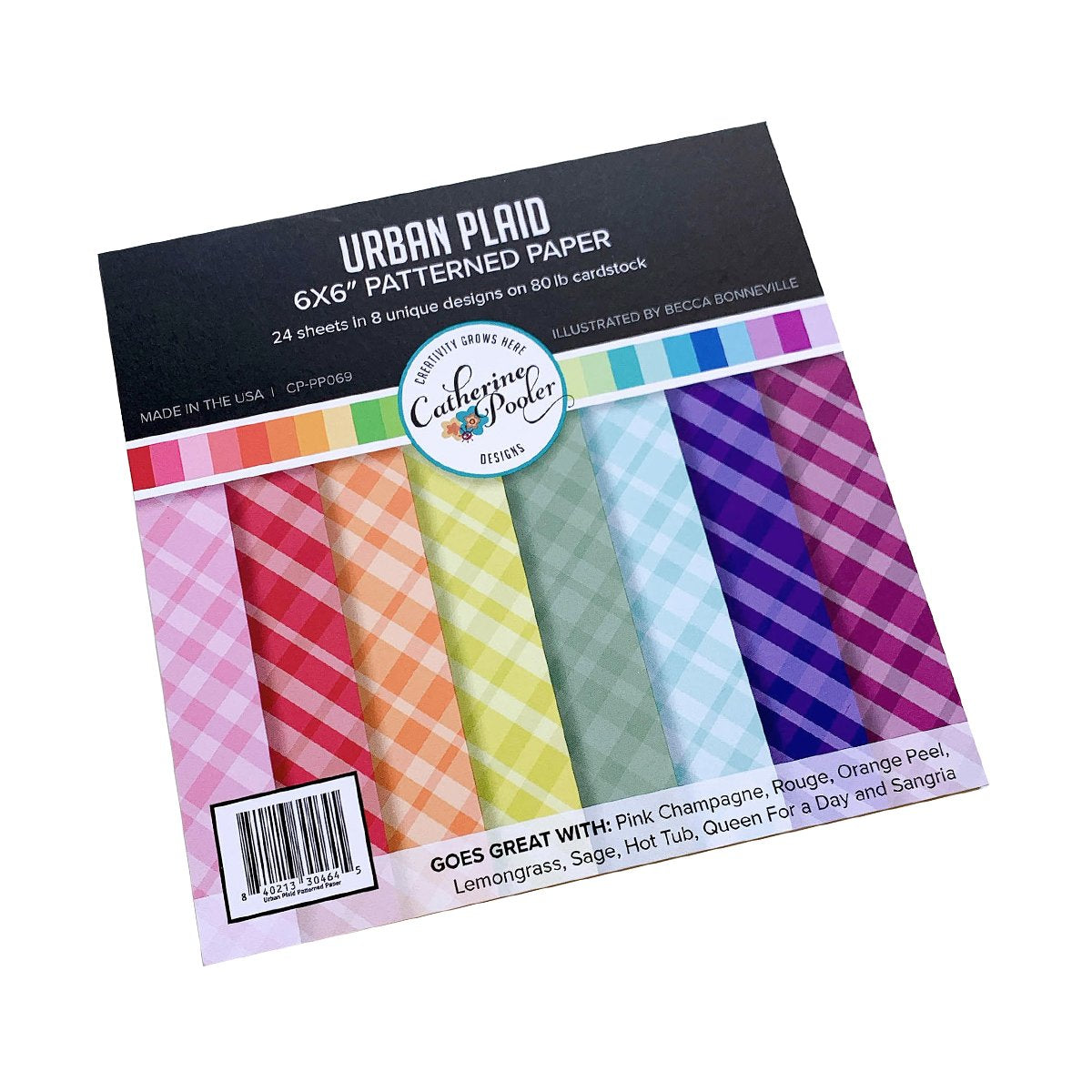 Urban Plaid 6x6 Paper Pad