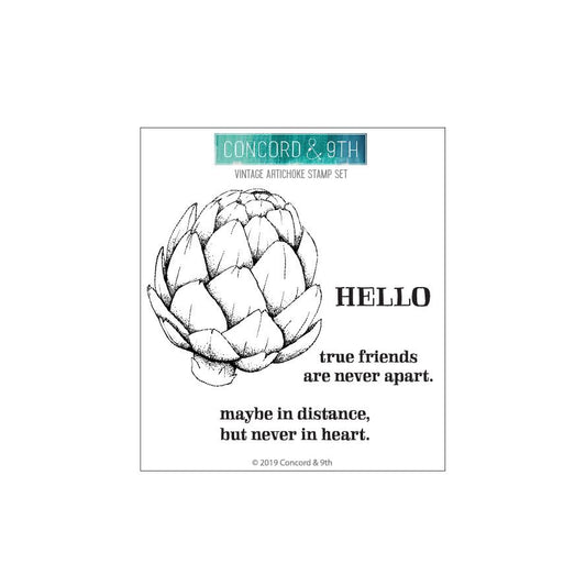 Vintage Artichoke Stamp Set