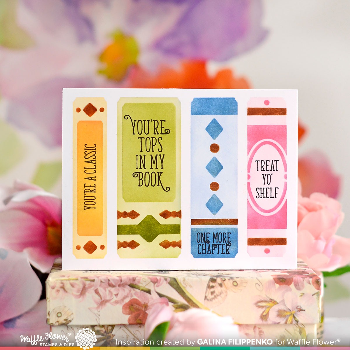 Simple Book Sentiments Stamp Set