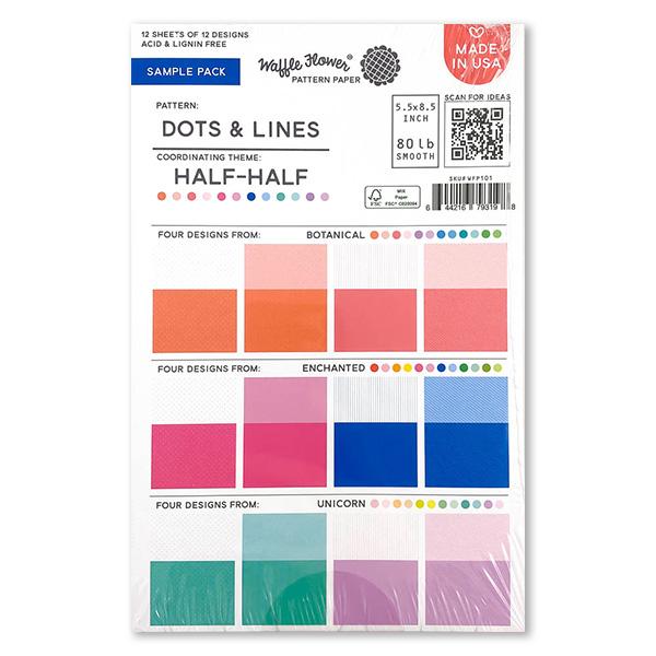 Dots & Lines Sampler 5.5 x 8.5 Paper Pad