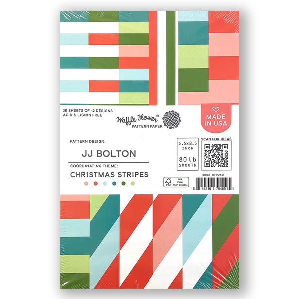 Christmas Stripes 5.5 x 8.5 Paper Pad