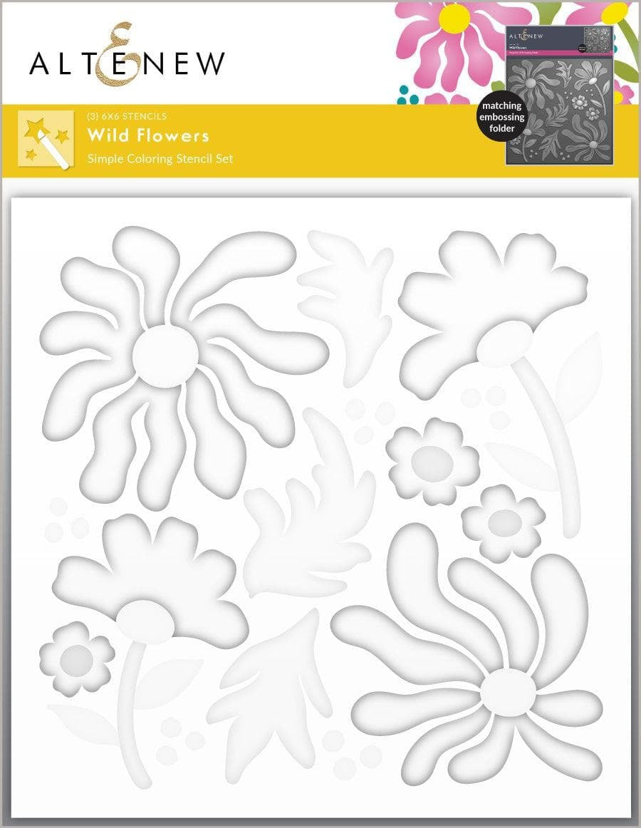 Wild Flowers Stencils