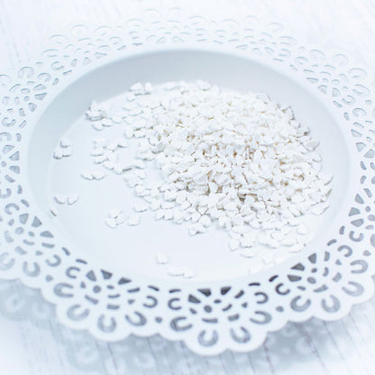 White Clouds Clay Confetti