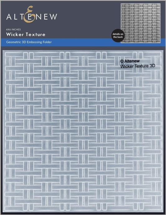 Wicker Texture Embossing Folder
