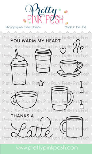 Winter Drinks Stamp Set